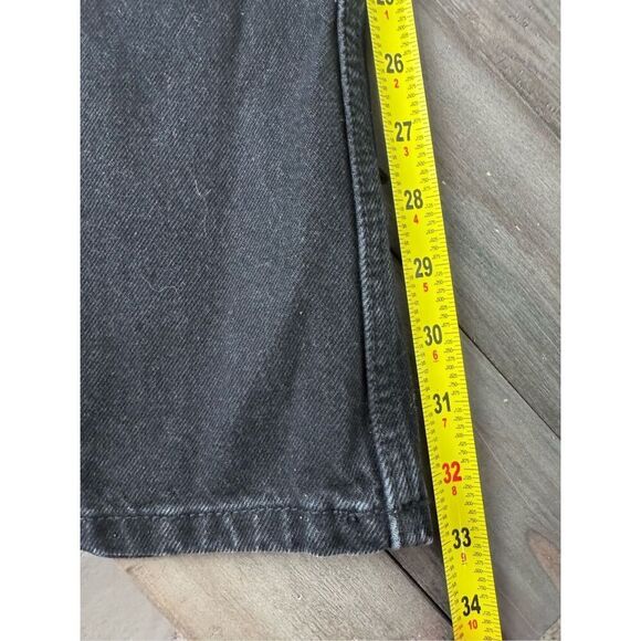 ZARA Wide Leg Black Size Pants Jeans‎ Size 26 Tall Long - Picture 7 of 7